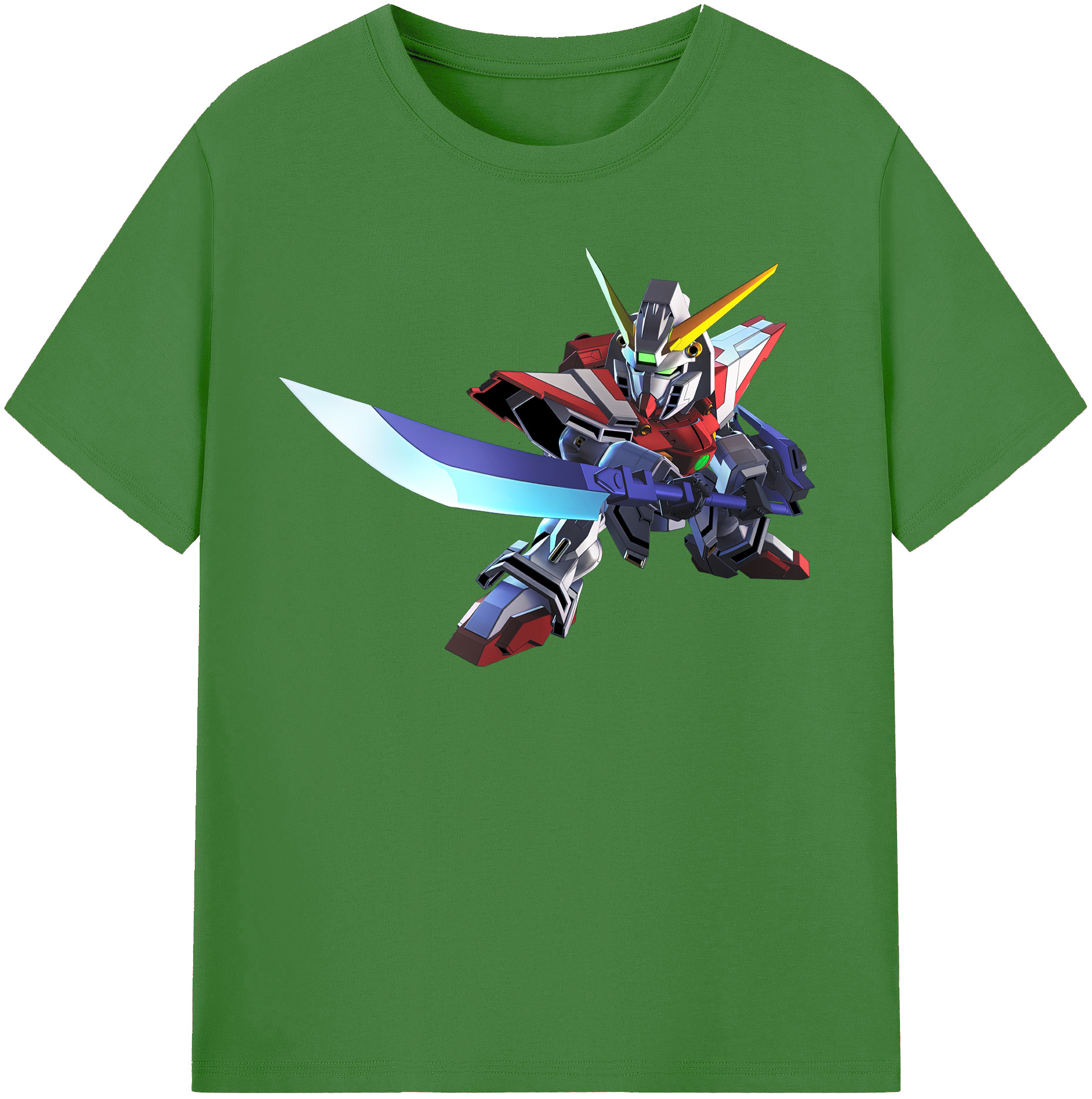 （画像用） 機動戦士ガンダム Mobile Suit Gundam レディースカジュアルプリントTシャツ（綿100％）